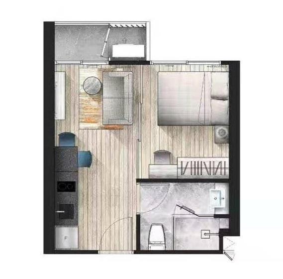D2 residences huahin 华欣市中心近海滩近商场酒店式公寓可加床有连通房型 外观 照片